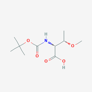 molecular formula C10H19NO5 B7840377 (2R,3S)-2-((tert-Butoxycarbonyl)amino)-3-methoxybutanoic acid 