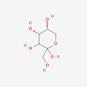 molecular formula C6H12O6 B7840448 (4R,5R)-2-(羟甲基)氧杂环-2,3,4,5-四醇 