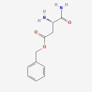 molecular formula C11H14N2O3 B7840527 benzyl (3S)-3,4-diamino-4-oxobutanoate 