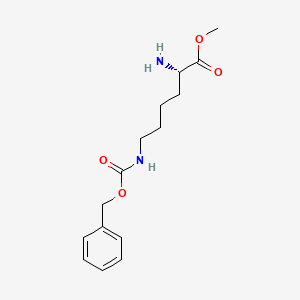 molecular formula C15H22N2O4 B7840536 (S)-Methyl 2-amino-6-(((benzyloxy)carbonyl)amino)hexanoate 