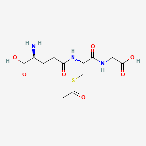 molecular formula C12H19N3O7S B7840569 Glutathione, S-acetate 