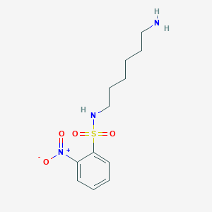 molecular formula C12H19N3O4S B7840574 N-(6-aminohexyl)-2-nitrobenzenesulfonamide 