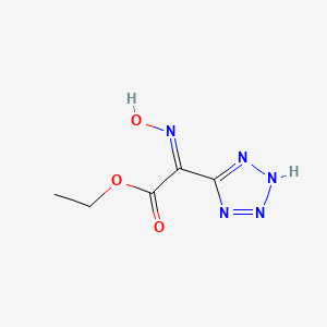 molecular formula C5H7N5O3 B7840675 ethyl (2Z)-(hydroxyimino)(1H-tetrazol-5-yl)ethanoate 