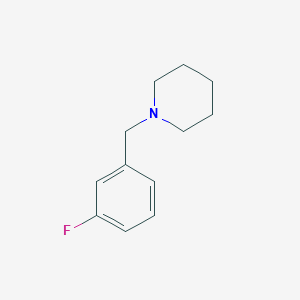 molecular formula C12H16FN B7840883 1-(3-Fluorobenzyl)piperidine 