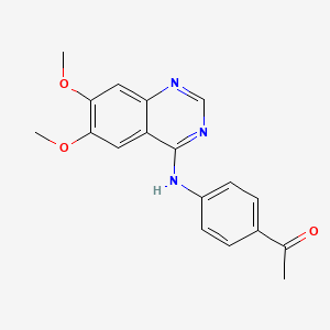 N-(4-Acetylphenyl)-6,7-dimethoxyquinazoline-4-amine