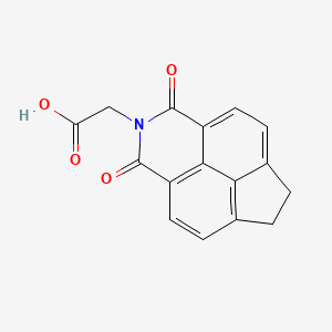 molecular formula C16H11NO4 B7840963 (1,3-dioxo-1,3,6,7-tetrahydro-2H-indeno[6,7,1-def]isoquinolin-2-yl)acetic acid 