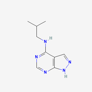 N-(2-methylpropyl)-1H-pyrazolo[3,4-d]pyrimidin-4-amine