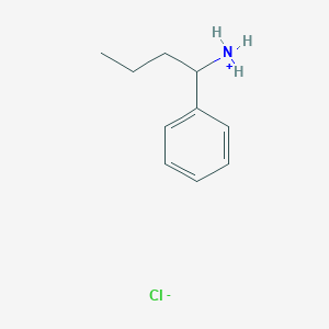 molecular formula C10H16ClN B7841158 1-Phenylbutylazanium;chloride 