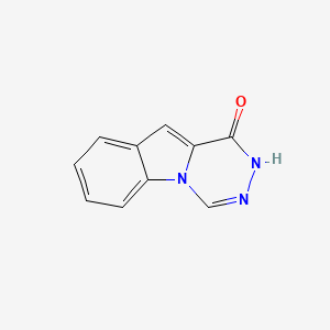 molecular formula C10H7N3O B7841232 1H,2H-[1,2,4]triazino[4,5-a]indol-1-one 