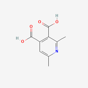 molecular formula C9H9NO4 B7841245 2,6-Dimethylpyridine-3,4-dicarboxylic acid CAS No. 13602-84-1
