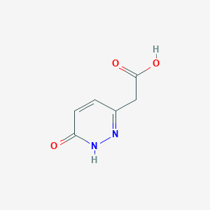 molecular formula C6H6N2O3 B7841253 2-(6-Oxo-1,6-dihydropyridazin-3-yl)acetic acid 