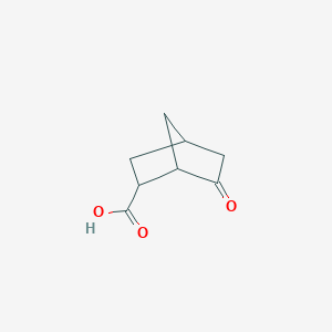 molecular formula C8H10O3 B7841273 6-Oxobicyclo[2.2.1]heptane-2-carboxylic acid 