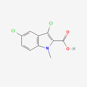 molecular formula C10H7Cl2NO2 B7841286 3,5-dichloro-1-methyl-1H-indole-2-carboxylic acid 
