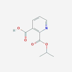 molecular formula C10H11NO4 B7841310 2-(Isopropoxycarbonyl)nicotinic acid 