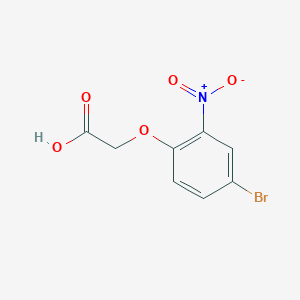 molecular formula C8H6BrNO5 B7841344 4-Bromo-2-nitrophenoxyacetic acid 