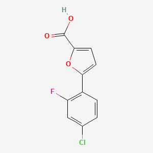 5-(4-Chloro-2-fluorophenyl)furan-2-carboxylic acid