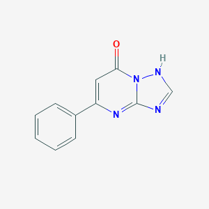 molecular formula C11H8N4O B078414 5-Phenyl-s-triazolo(1,5-a)pyrimidin-7-ol CAS No. 13322-69-5