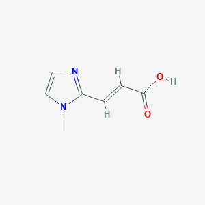 molecular formula C7H8N2O2 B7841431 (E)-3-(1-Methyl-1H-imidazol-2-YL)acrylic acid CAS No. 868776-10-7