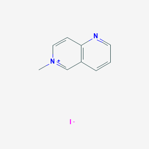 molecular formula C9H9IN2 B7841439 6-Methyl-1,6-naphthyridin-6-ium;iodide 
