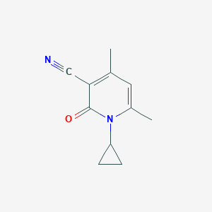 1-Cyclopropyl-4,6-dimethyl-2-oxopyridine-3-carbonitrile