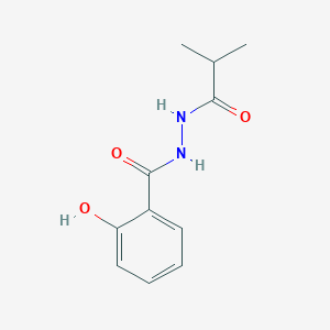 molecular formula C11H14N2O3 B7841690 N'-Isobutyrylsalicylic hydrazide 