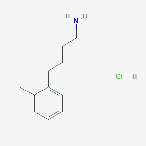 molecular formula C11H18ClN B7841740 4-(2-Methylphenyl)butan-1-amine hydrochloride 