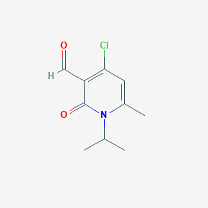 4-Chloro-6-methyl-2-oxo-1-(propan-2-yl)-1,2-dihydropyridine-3-carbaldehyde