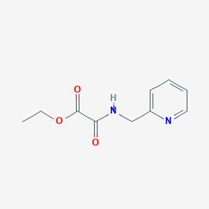 molecular formula C10H12N2O3 B7841930 Ethyl 2-oxo-2-(pyridin-2-ylmethylamino)acetate 