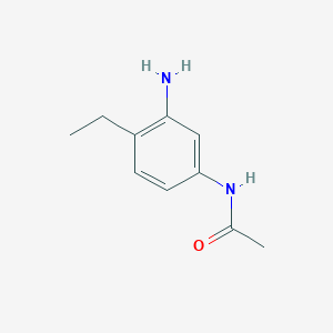 molecular formula C10H14N2O B7841980 N-(3-amino-4-ethylphenyl)acetamide 