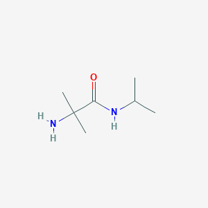 molecular formula C7H16N2O B7841997 N~1~-isopropyl-2-methylalaninamide hydrochloride 
