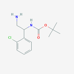 2-(Boc-amino)-2-(2-chlorophenyl)ethanamine