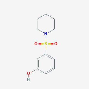 molecular formula C11H15NO3S B7842020 3-(Piperidin-1-ylsulfonyl)phenol 
