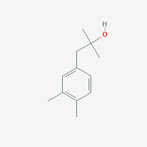molecular formula C12H18O B7842063 1-(3,4-Dimethylphenyl)-2-methyl-2-propanol 