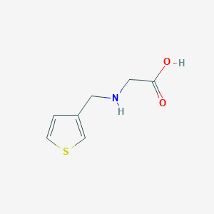 molecular formula C7H9NO2S B7842113 [(Thiophen-3-ylmethyl)-amino]-acetic acid 