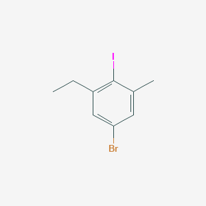 molecular formula C9H10BrI B7842143 5-Bromo-3-ethyl-2-iodotoluene 