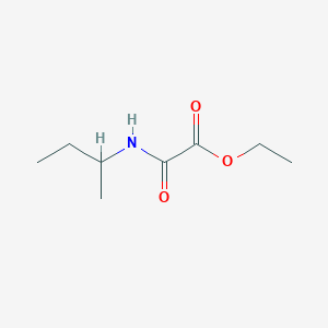 molecular formula C8H15NO3 B7842195 Ethyl [(butan-2-yl)carbamoyl]formate 