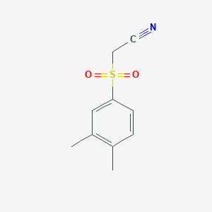 molecular formula C10H11NO2S B7842200 [(3,4-Dimethylphenyl)sulfonyl]acetonitrile 