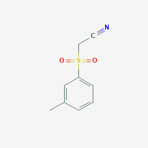 molecular formula C9H9NO2S B7842206 (Toluene-3-sulphonyl)-acetonitrile 