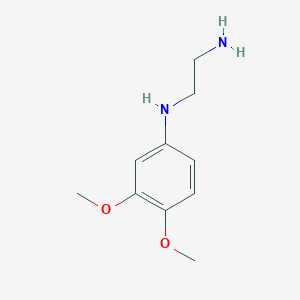 molecular formula C10H16N2O2 B7842214 2-(3,4-Dimethoxyphenylamino)-ethylamine 