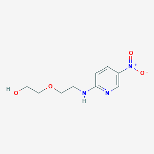 molecular formula C9H13N3O4 B7842396 2-[2-[(5-Nitropyridin-2-yl)amino]ethoxy]ethanol 