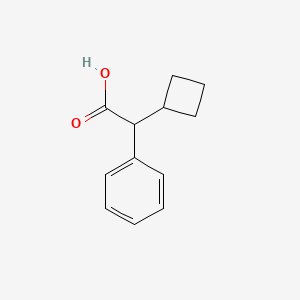 molecular formula C12H14O2 B7842508 2-Cyclobutyl-2-phenylacetic acid 