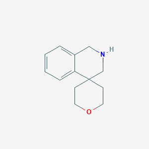 molecular formula C13H17NO B7842597 2,3-Dihydro-1H-spiro[isoquinoline-4,4'-oxane] 