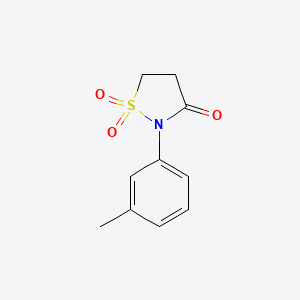 2-(3-Methylphenyl)-1$l^{6},2-thiazolidine-1,1,3-trione
