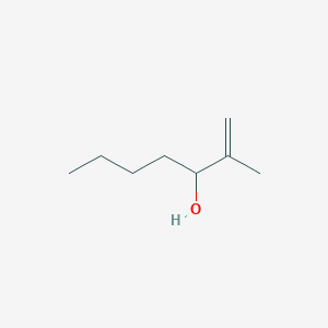 B078427 2-Methyl-1-hepten-3-ol CAS No. 13019-19-7
