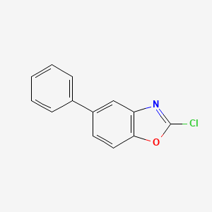 molecular formula C13H8ClNO B7842766 2-Chloro-5-phenylbenzoxazole CAS No. 439607-88-2