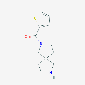 molecular formula C12H16N2OS B7842803 2,7-Diazaspiro[4.4]nonan-2-yl(thiophen-2-yl)methanone 
