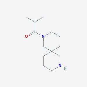 molecular formula C13H24N2O B7842815 2-Methyl-1-(2,8-diazaspiro[5.5]undecan-2-yl)propan-1-one 