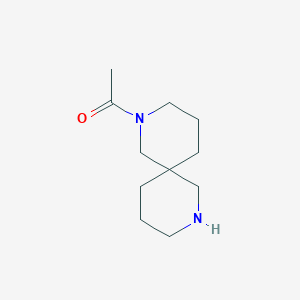 molecular formula C11H20N2O B7842828 1-(2,8-Diazaspiro[5.5]undecan-2-yl)ethanone 