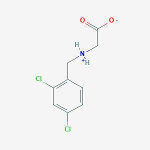 2-[(2,4-Dichlorophenyl)methylazaniumyl]acetate