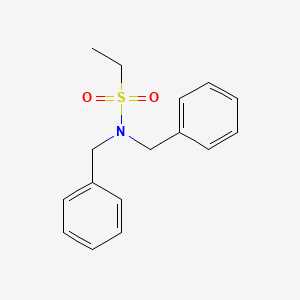 molecular formula C16H19NO2S B7842887 N,N-dibenzylethanesulfonamide 